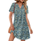 📢📢40% OFF !! ⏰Women's Casual Loose Fit Short Sleeve Dress