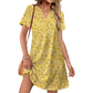 📢📢40% OFF !! ⏰Women's Casual Loose Fit Short Sleeve Dress