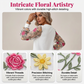 📢📢30% OFF !! ⏰Women's Floral Embroidered Mesh Sleeve Dress