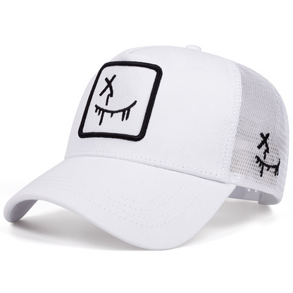 Unisex Street Style Smiley Face Baseball Cap