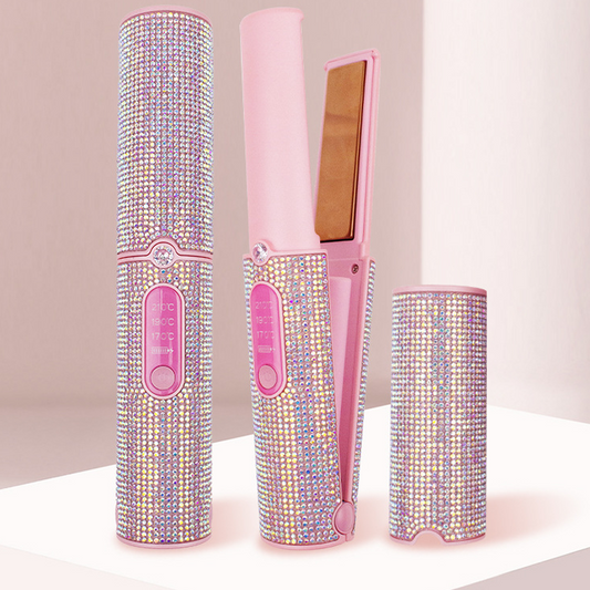 📢📢20% OFF !! ⏰Portable Wireless 2-in-1 Hair Straightener & Curler