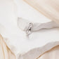 Sparkling Cubic Zirconia Open Cuff Ring