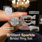 Elegant Square Solitaire & Enhancer Ring