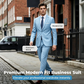 📢📢60% OFF !! ⏰Men's 2-Piece Modern Fit Business Suit Set