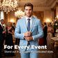 📢📢60% OFF !! ⏰Men's 2-Piece Modern Fit Business Suit Set