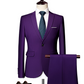 📢📢60% OFF !! ⏰Men's 2-Piece Modern Fit Business Suit Set