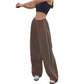 📢📢40% OFF !! ⏰Women's Side Drawstring Wide-Leg Casual Pants