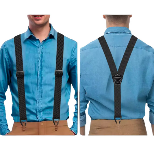 📢📢35% OFF !! ⏰Men's X-Back Suspenders with Hook Clips