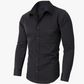 📢📢40% OFF !! ⏰ Solid-Color Long-Sleeve Shirt – Wrinkle-Resistant Cotton Blend & Classic Fit – Professional Business Dress Shirt for Men 🌿