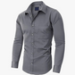 📢📢40% OFF !! ⏰ Solid-Color Long-Sleeve Shirt – Wrinkle-Resistant Cotton Blend & Classic Fit – Professional Business Dress Shirt for Men 🌿