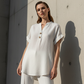 📢📢40% OFF !! ⏰Women's V-Neck T-Shirt with Button Placket