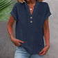 📢📢40% OFF !! ⏰Women's V-Neck T-Shirt with Button Placket