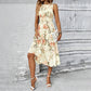 📢📢36% OFF !! ⏰Women’s Sleeveless Floral Print Casual Dress