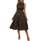 📢📢36% OFF !! ⏰Women’s Sleeveless Floral Print Casual Dress
