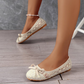 📢📢30% OFF !! ⏰💞50K+ SOLD! Women’s Elegant Lace Ballet Flats With Bow-Tie