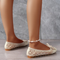 📢📢30% OFF !! ⏰💞50K+ SOLD! Women’s Elegant Lace Ballet Flats With Bow-Tie