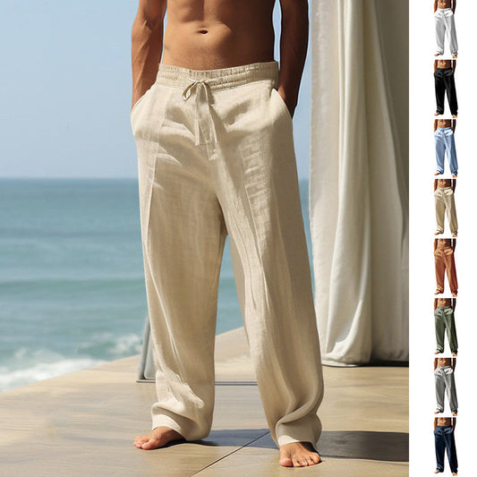 📢📢30% OFF !! ⏰💞50K+ SOLD!💥Men's Casual Drawstring Pants with Pockets