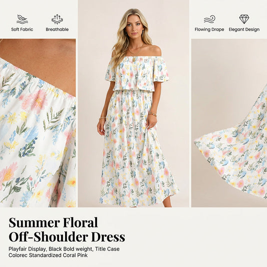 📢📢40% OFF !! ⏰Summer Bohemian Beach Slit Maxi Dress