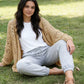 📢📢35% OFF !! ⏰Women's Open Front Slouchy Knit Cardigan