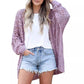 📢📢35% OFF !! ⏰Women's Open Front Slouchy Knit Cardigan