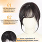 📢📢40% OFF !! ⏰Seamless Clip-on French Bangs Wig