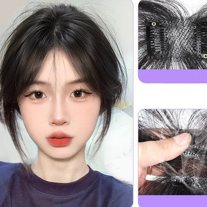 📢📢40% OFF !! ⏰Seamless Clip-on French Bangs Wig