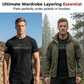 📢📢40% OFF !! ⏰ Men's Athletic Fit Crew Neck Tee – Breathable Cotton, Perfect Stretch & Versatile Gym to Street ✨