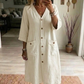 📢📢35% OFF !! ⏰Women's Casual V-Neck Midi Dress