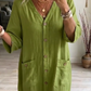 📢📢35% OFF !! ⏰Women's Casual V-Neck Midi Dress