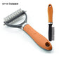 📢📢40% OFF !! ⏰Double-Sided Deshedding Pet Grooming Brush