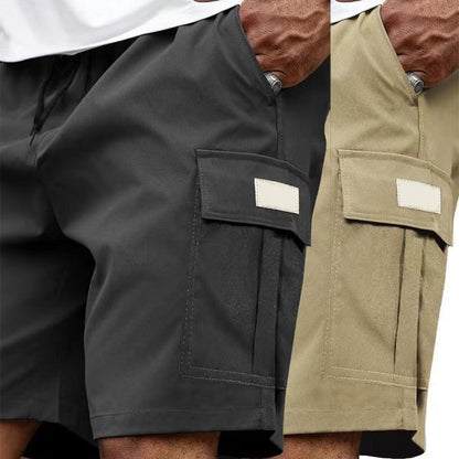 📢📢40% OFF !! ⏰Men's Casual Cargo Shorts with Elastic Waist