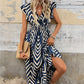 📢📢30% OFF !! ⏰Women's Elegant Printed V-Neck Dresses
