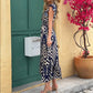 📢📢30% OFF !! ⏰Women's Elegant Printed V-Neck Dresses