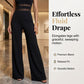 📢📢30% OFF !! ⏰One-Shoulder Mesh Panel Wide-Leg Jumpsuit
