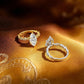 Elegant Sparkling Cubic Zirconia Ring