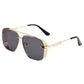 📢📢40% OFF !! ⏰Men's Retro Double Bridge Metal Frame Sunglasses