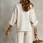 📢📢30% OFF !! ⏰Women's V-Neck Top & Wide-Leg Pants 2-Piece Set