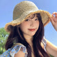 📢📢40% OFF !! ⏰Women's Handwoven Wide-Brim Straw Hat