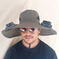 📢📢30% OFF !! ⏰Outdoor Sun Hat with Dual Solar-Powered Fans
