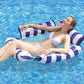 📢📢30% OFF !! ⏰Inflatable Stripe Pool Float Lounge Chair