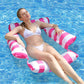📢📢30% OFF !! ⏰Inflatable Stripe Pool Float Lounge Chair