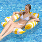 📢📢30% OFF !! ⏰Inflatable Stripe Pool Float Lounge Chair