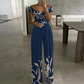 📢📢40% OFF !! ⏰Women's Elegant Off-Shoulder Wide-Leg Jumpsuit
