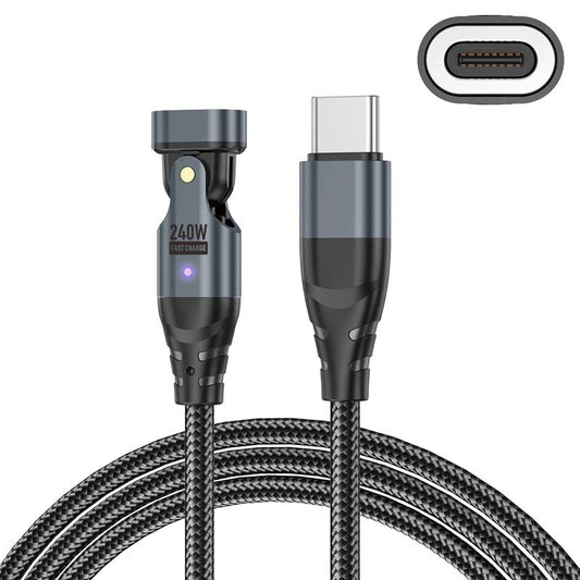 🥇The Innovation of 2026🥇PD 240W 180° Rotation Magnetic Charging Cable📢📢40% OFF !! ⏰