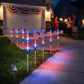📢📢40% OFF !! ⏰Outdoor Solar Flag Stake Lights