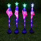 📢📢40% OFF !! ⏰Outdoor Solar Flag Stake Lights
