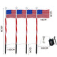 📢📢40% OFF !! ⏰Outdoor Solar Flag Stake Lights
