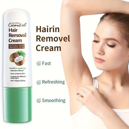 📢📢BUY 2 GET 1 FREE !! ⏰Gentle Coconut Oil Hair Removal Cream