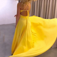 📢📢40% OFF !! ⏰V-Neck Spaghetti Strap High Slit Maxi Dress