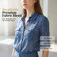 Elegant Chiffon Shirt & Wide-Leg Pants Set